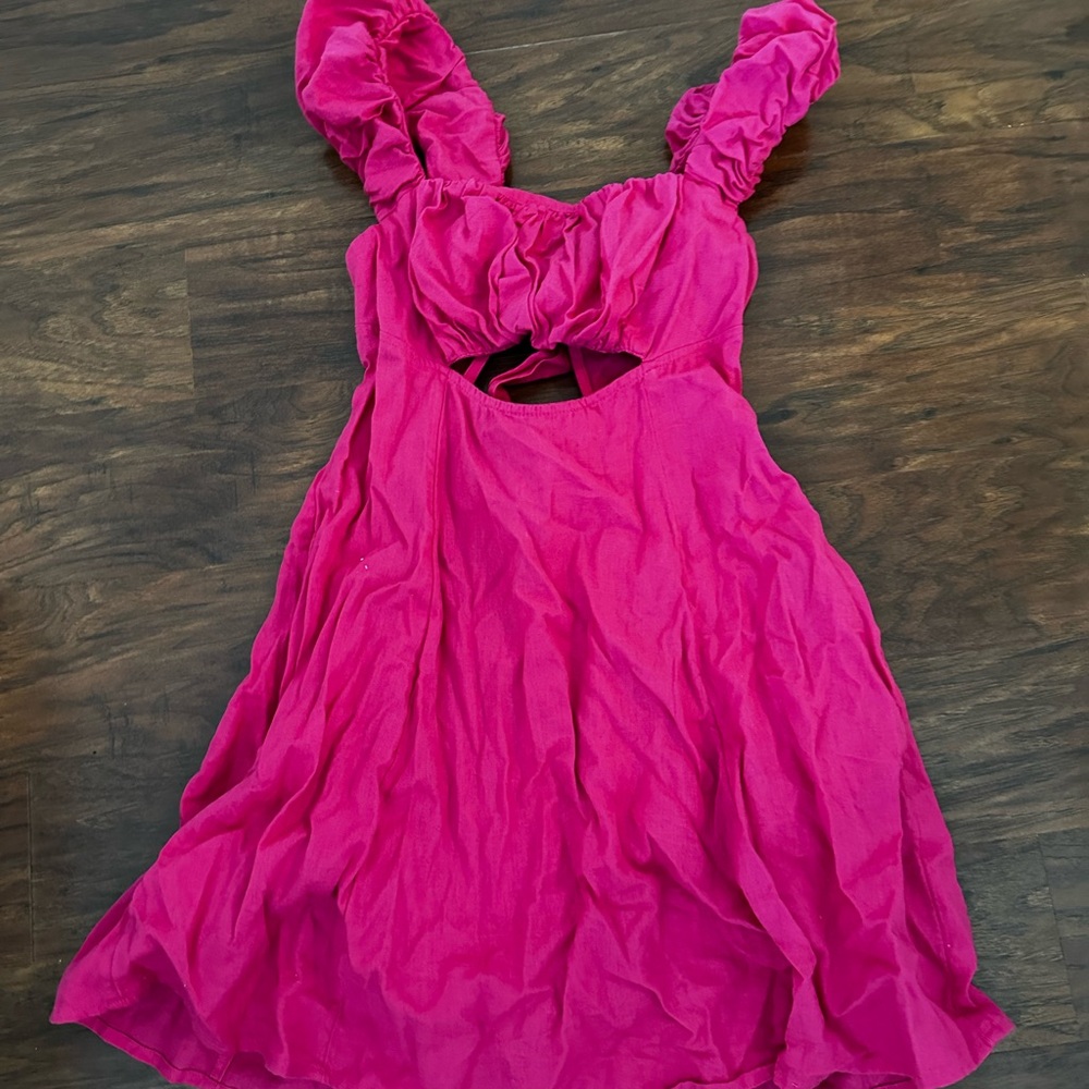 Free People Pink Mini Dress